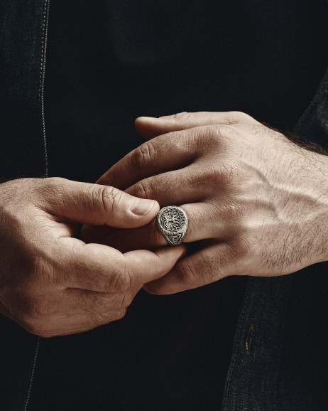 Ring YGGDRASIL – BAUM DES LEBENS in Sterlingsilber  4