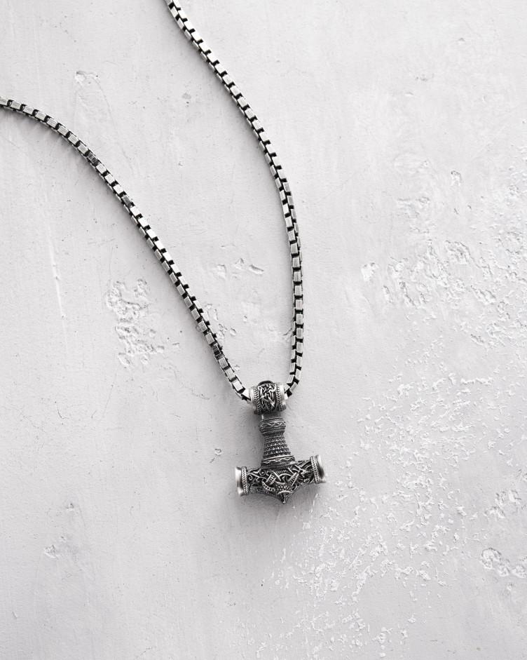 Anhänger - Thors Hammer THORAX in Sterlingsilber 11