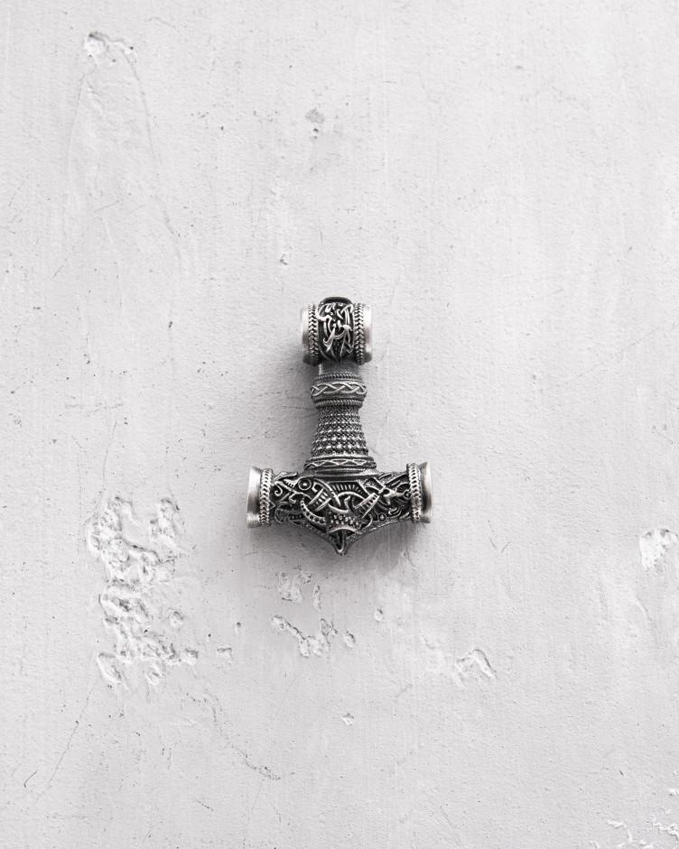 Anhänger - Thors Hammer THORAX in Sterlingsilber 13