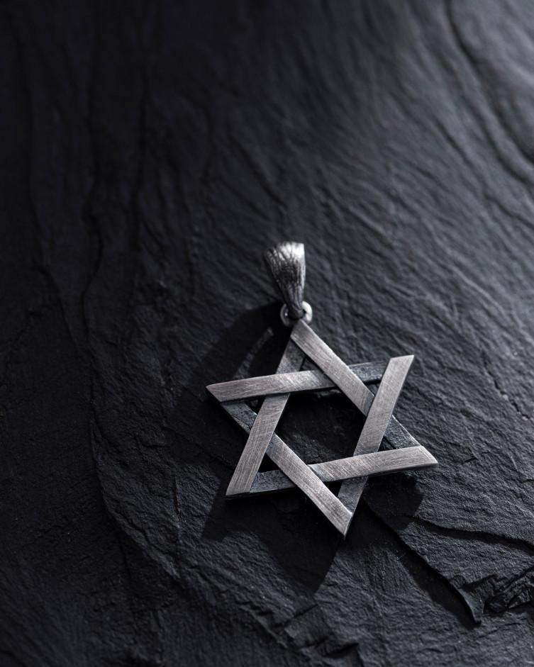 Anhänger MAGEN DAVID in Sterlingsilber 8