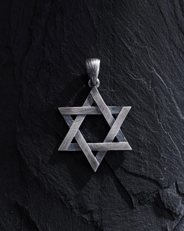 Anhänger MAGEN DAVID in Sterlingsilber 11