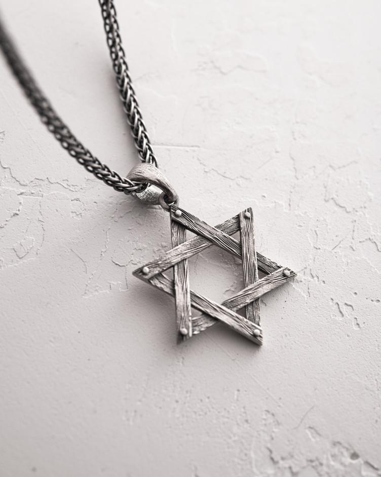 Anhänger MAGEN DAVID in Sterlingsilber 7