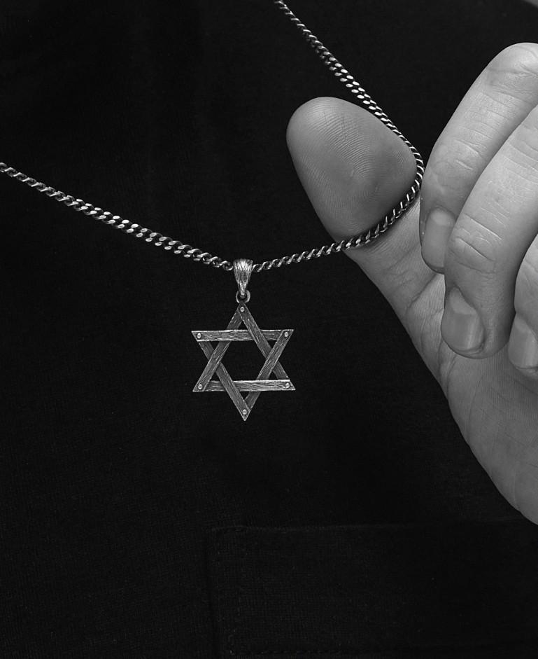 Anhänger MAGEN DAVID in Sterlingsilber