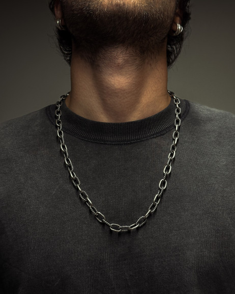 Kette ANKERWEBEN in Sterlingsilber