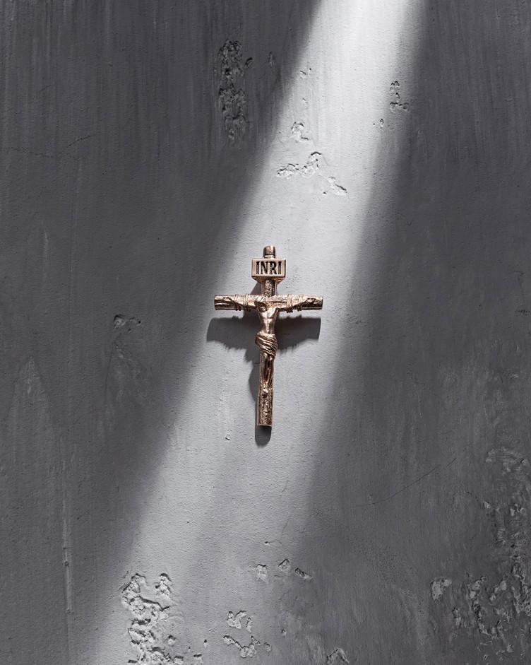 Kreuz KREUZIGUNG VON JESUS CHRISTUS aus Gelbgold S