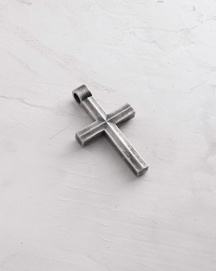 Kreuz VERUM in Sterlingsilber 16