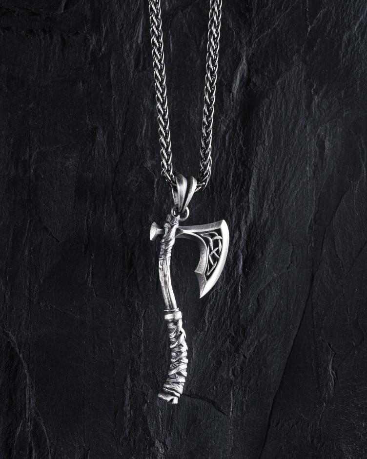 Anhänger PERUNS AX in Sterlingsilber