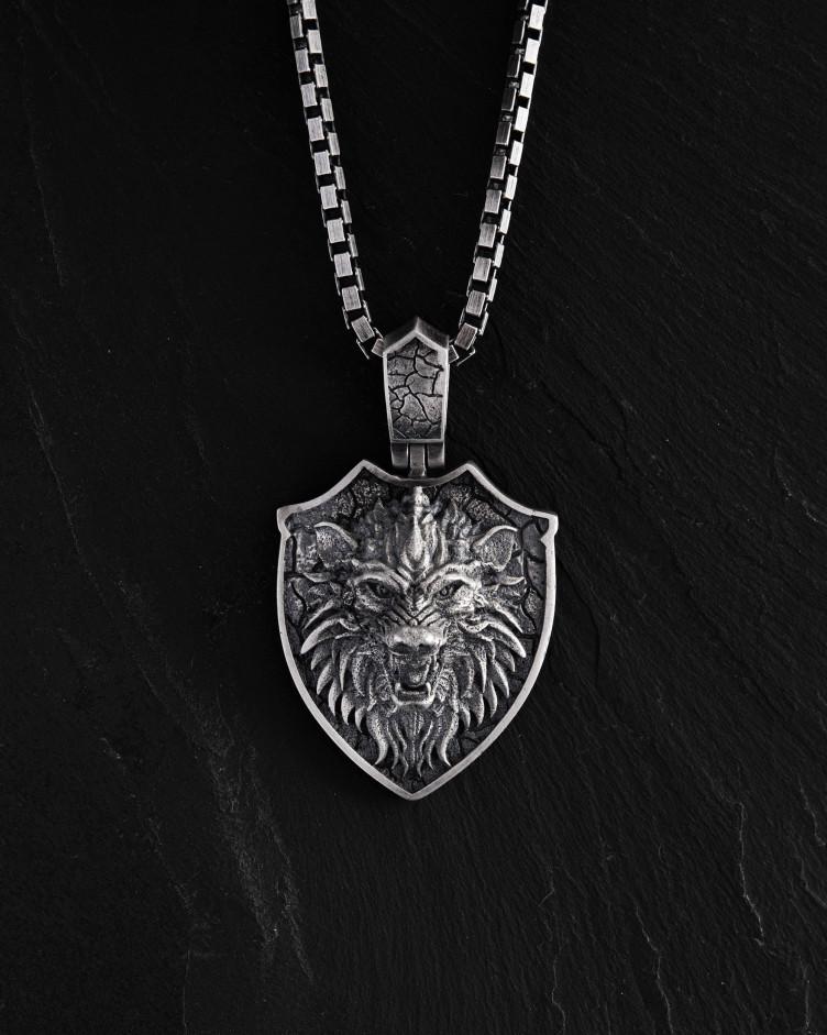 Anhänger WERWOLF in Sterlingsilber