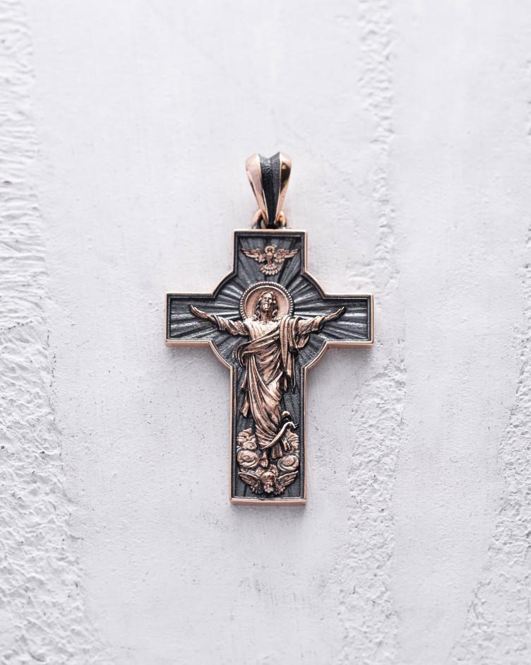 Goldenes Kreuz AUFERSTEHUNG JESU CHRISTI