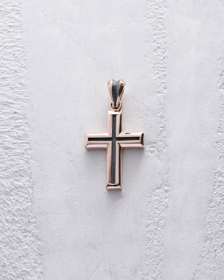 Kreuz GESEGNET aus Rotgold 4