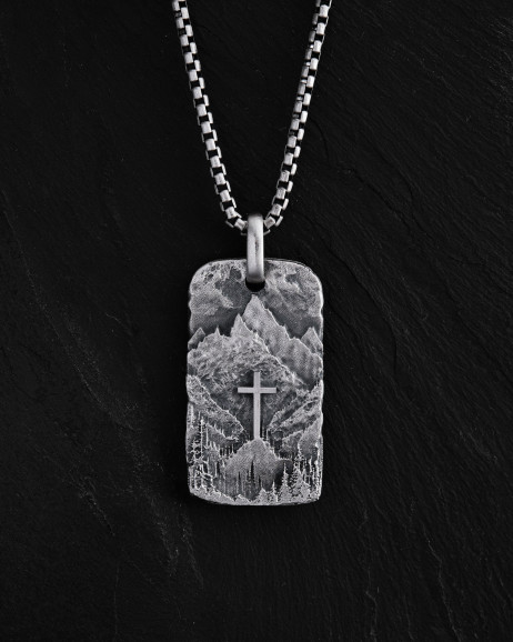 Anhänger VERDENS LYS in Sterlingsilber