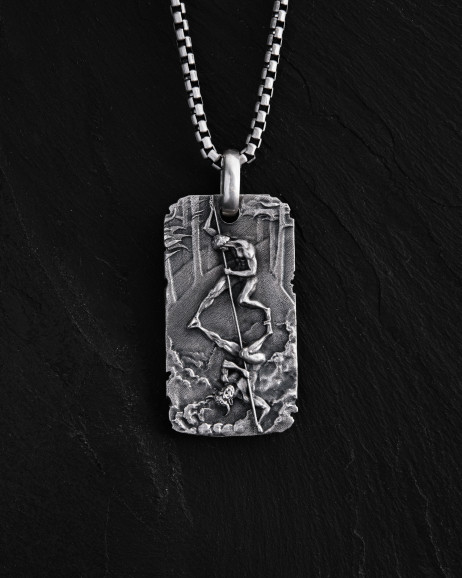 Anhänger BOXE OMBRA in Sterlingsilber