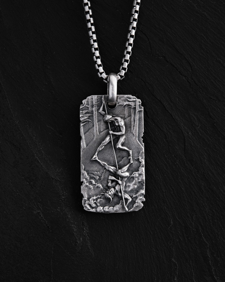 Anhänger BOXE OMBRA in Sterlingsilber