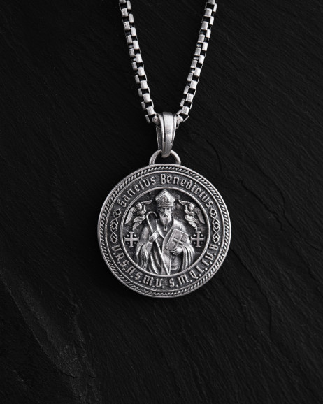Anhänger SANCTUS BENEDICTUS in Sterlingsilber 2