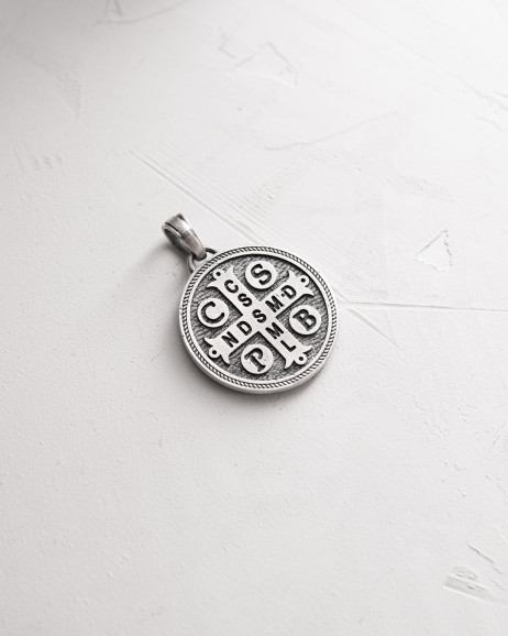 Anhänger SANCTUS BENEDICTUS in Sterlingsilber 5