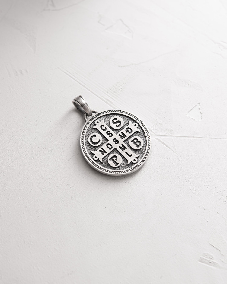 Anhänger SANCTUS BENEDICTUS in Sterlingsilber 6