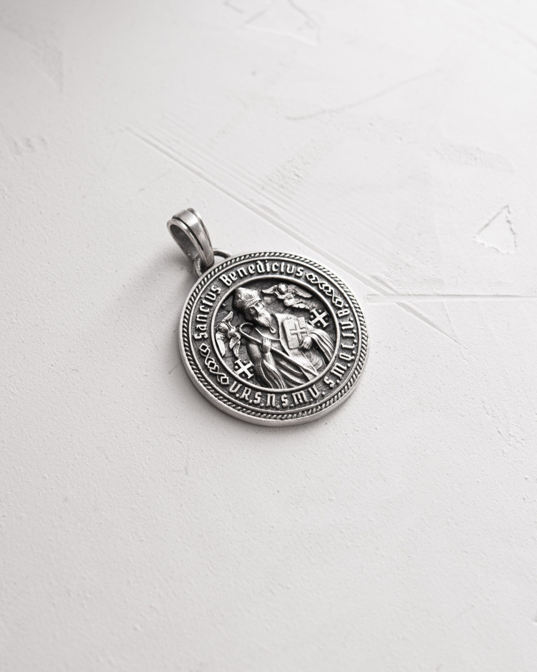 Anhänger SANCTUS BENEDICTUS in Sterlingsilber 5