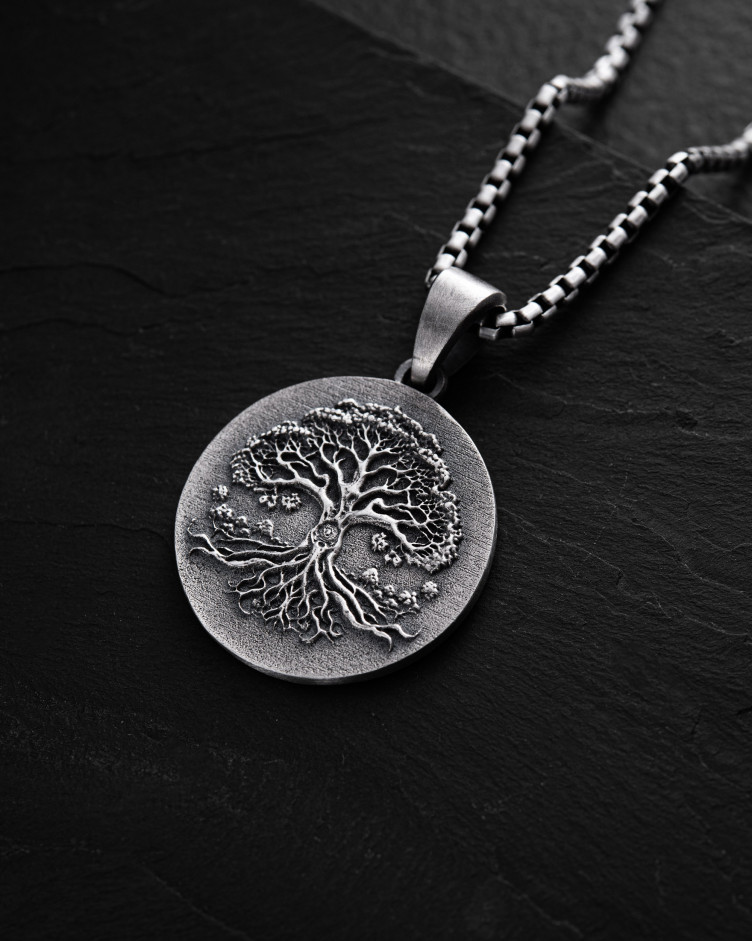 Anhänger WELTBAUM DES LEBENS in Sterlingsilber 5