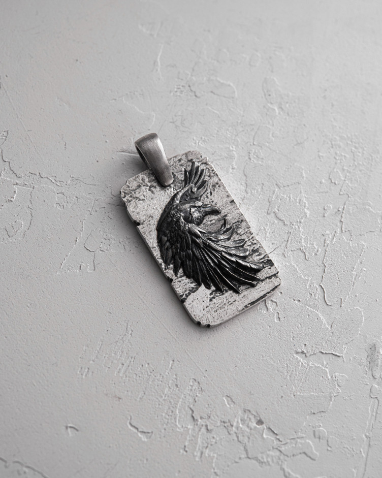 Anhänger RABE in Sterlingsilber 4