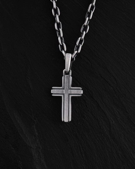 Kreuz SANDHED in Sterlingsilber