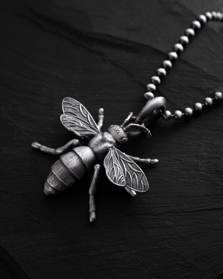 Anhänger BIENE in Sterlingsilber