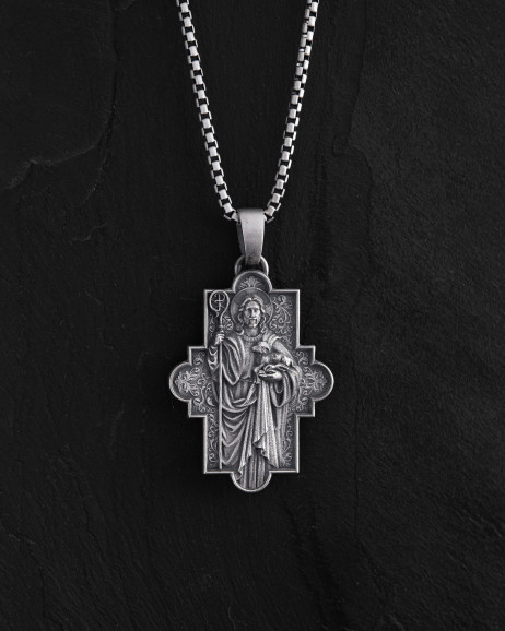 Anhänger JESUS und ZEPTER in Sterlingsilber 2