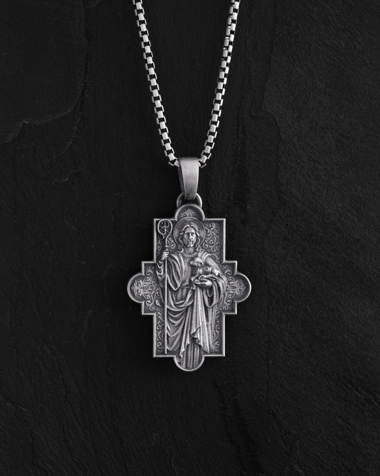 Anhänger JESUS und ZEPTER in Sterlingsilber 2
