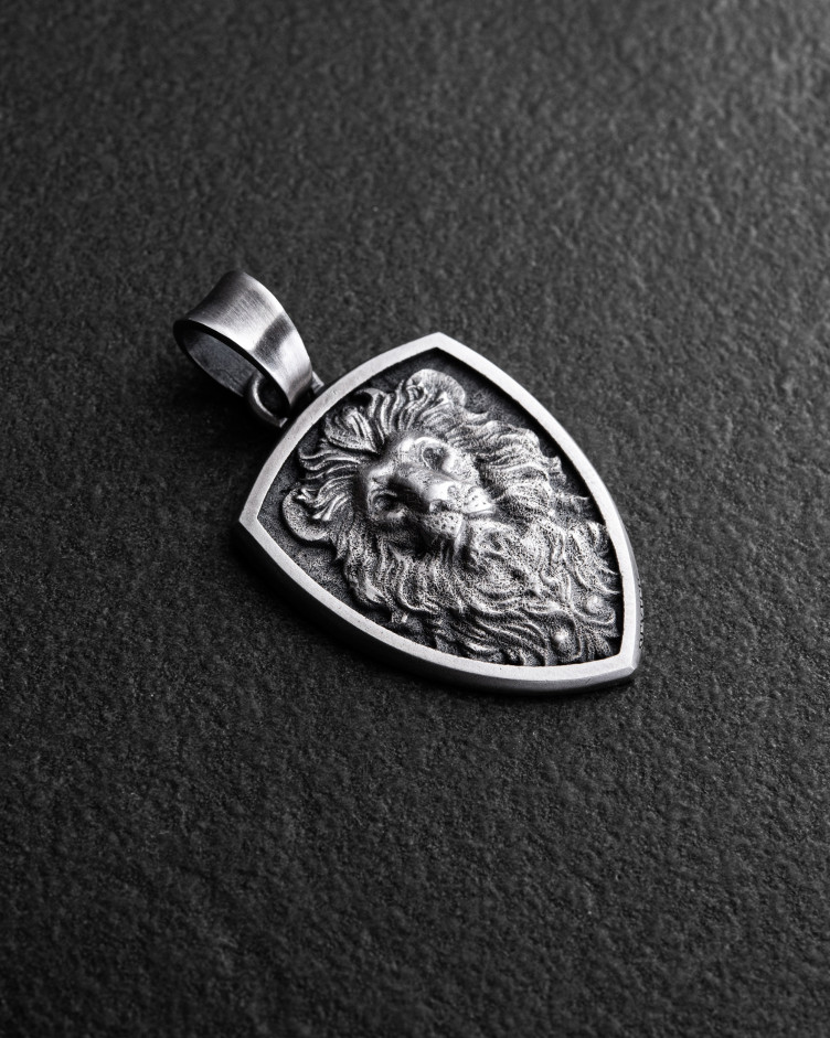 Anhänger DIE WEISHEIT DES LÖWEN in Sterlingsilber 6
