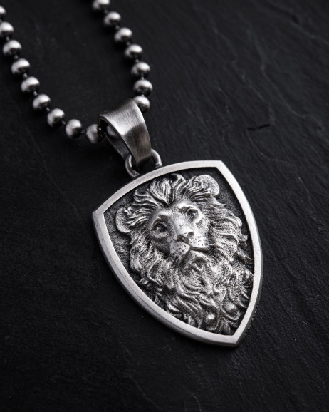 Anhänger DIE WEISHEIT DES LÖWEN in Sterlingsilber 5