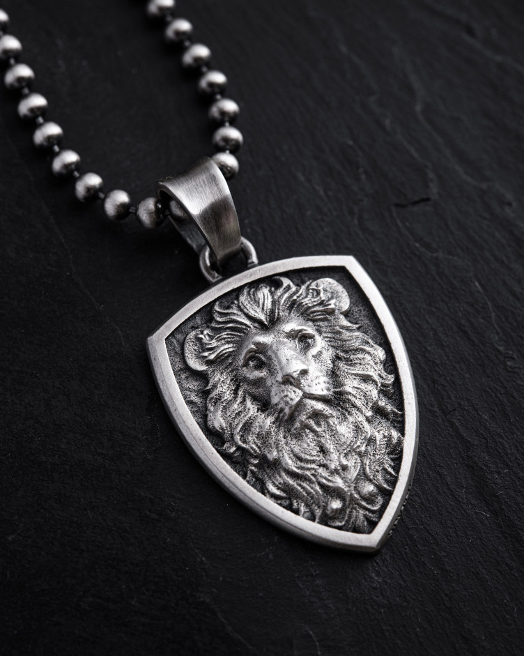 Anhänger DIE WEISHEIT DES LÖWEN in Sterlingsilber 5
