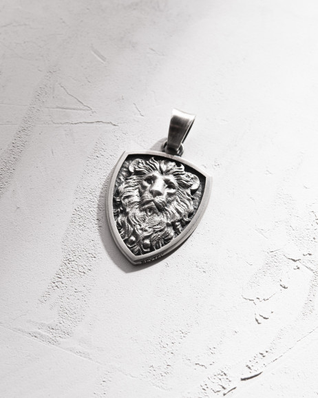 Anhänger DIE WEISHEIT DES LÖWEN in Sterlingsilber 3