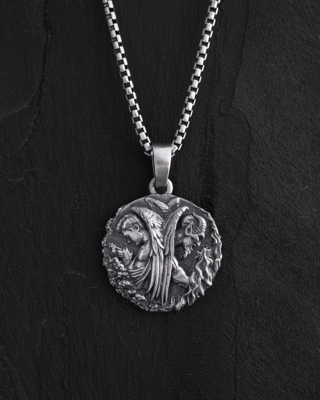 Anhänger ENGEL UND DÄMON in Sterlingsilber