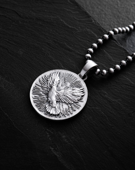 Anhänger TAUBE DES HEILIGEN GEISTES in Sterlingsilber 3