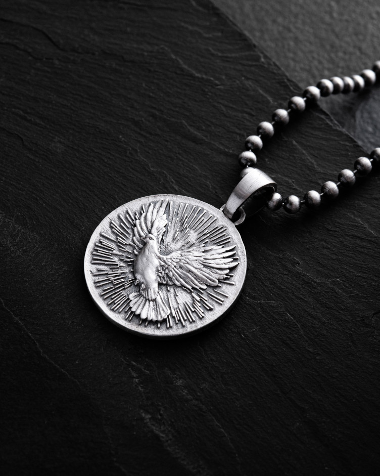Anhänger TAUBE DES HEILIGEN GEISTES in Sterlingsilber 3