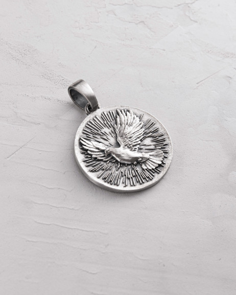 Anhänger TAUBE DES HEILIGEN GEISTES in Sterlingsilber 4