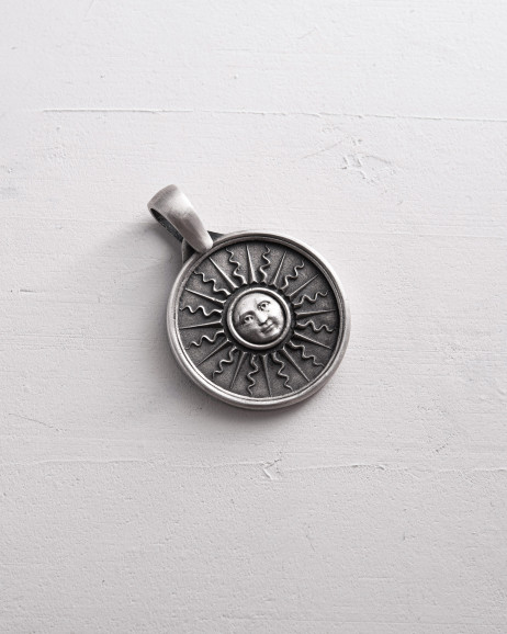 Anhänger SONNE und MOND in Sterlingsilber 8