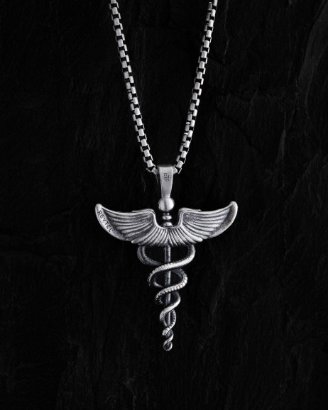 Anhänger CADUCEUS in Sterlingsilber 3