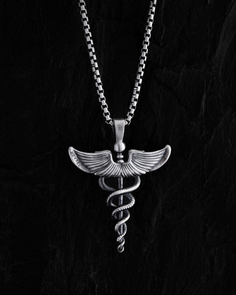 Anhänger CADUCEUS in Sterlingsilber 3