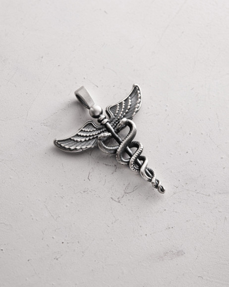 Anhänger CADUCEUS in Sterlingsilber 5