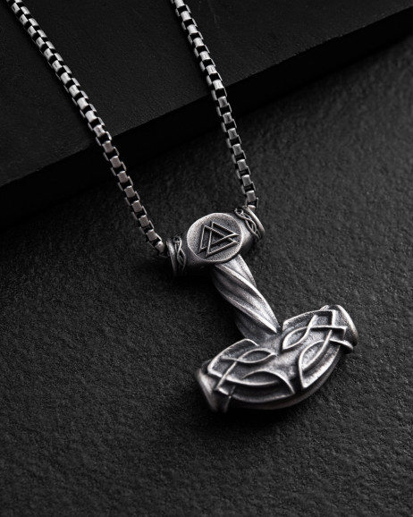 Anhänger THOR'S HAMMER in Sterlingsilber 3