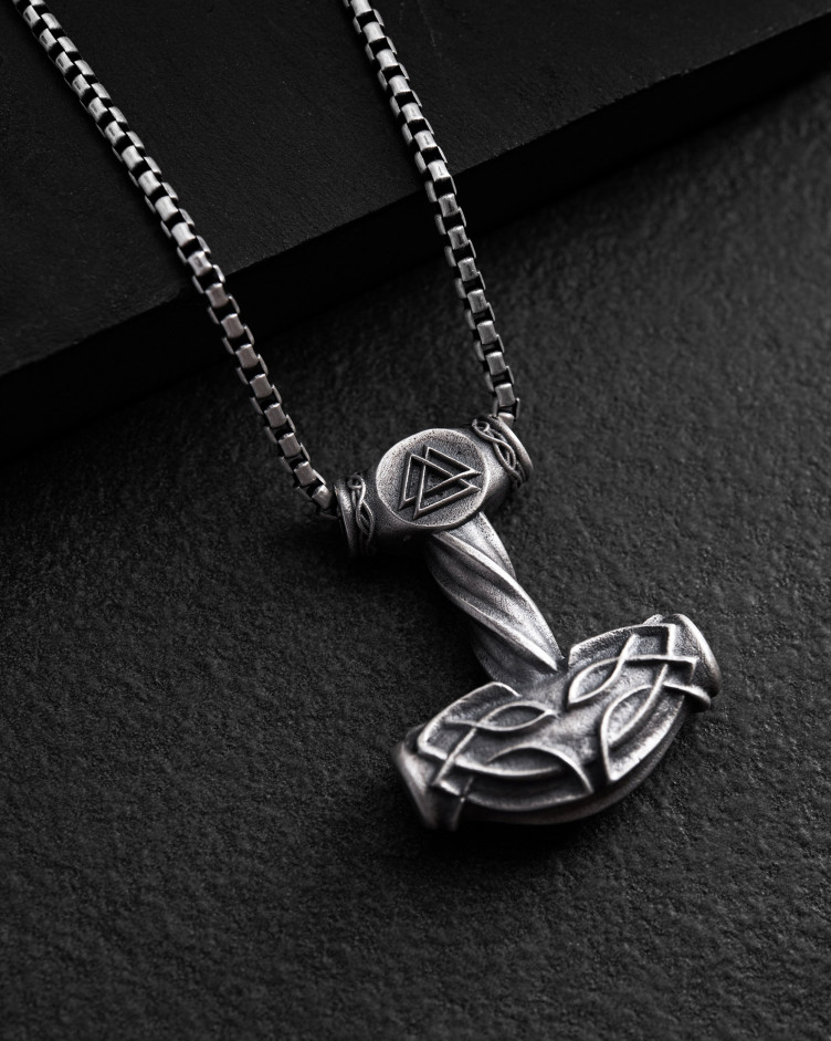 Anhänger THOR'S HAMMER in Sterlingsilber 3