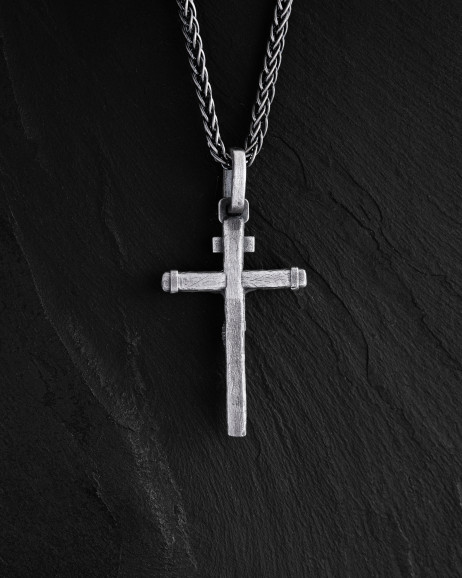 Kreuz KREUZIGUNG JESU. INRI in Sterlingsilber 3