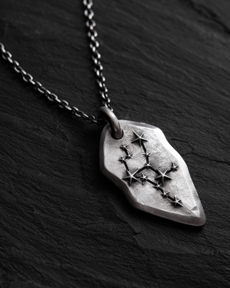 Anhänger STERNBILD JUNGFRAU an einer Kette in Sterlingsilber 5