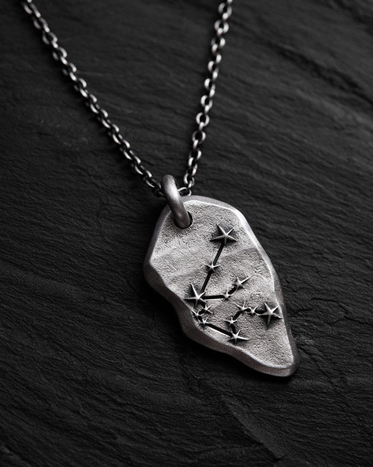 Anhänger STERNBILD WASSERMANN an einer Kette in Sterlingsilber 5