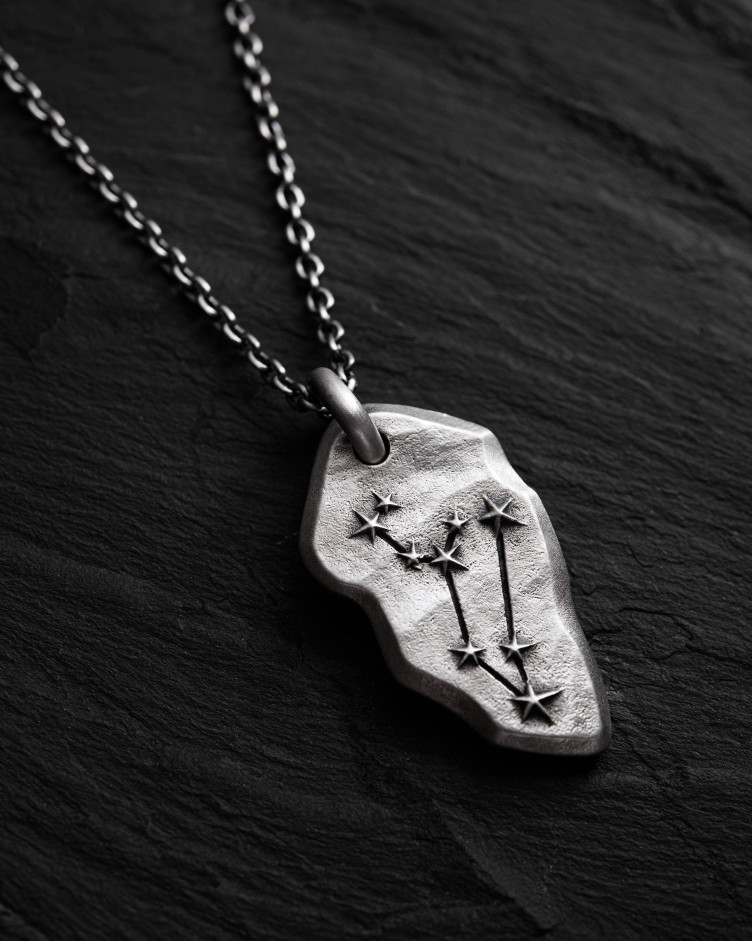 Anhänger STERNBILD LÖWE an einer Kette in Sterlingsilber 5