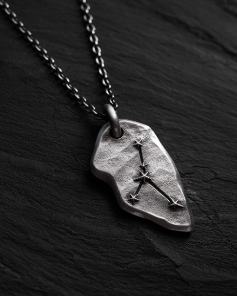 Anhänger STERNBILD KREBS an einer Kette in Sterlingsilber  5