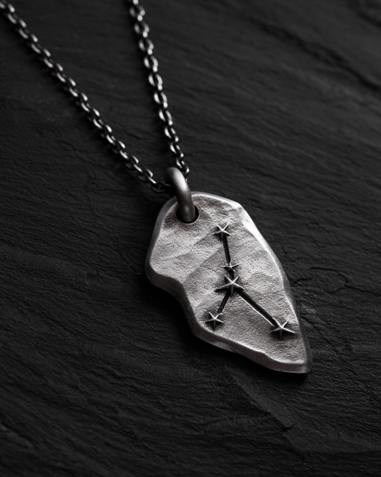 Anhänger STERNBILD KREBS an einer Kette in Sterlingsilber 5