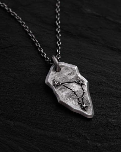 Anhänger STERNBILD STEINBOCK an einer Kette in Sterlingsilber  5