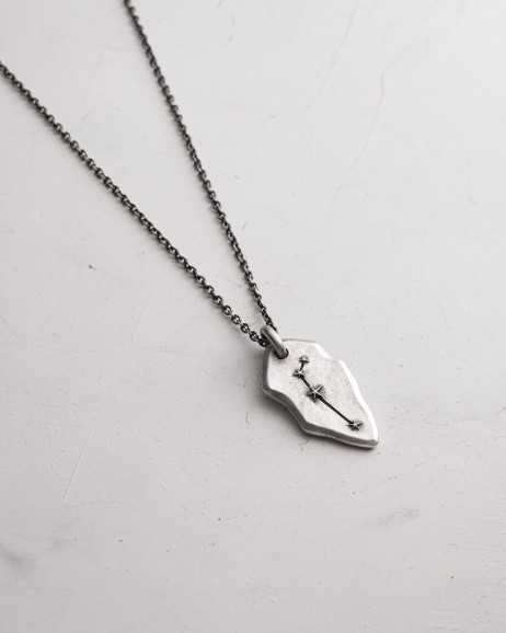 Anhänger STERNBILD WIDDER an einer Kette in Sterlingsilber 10