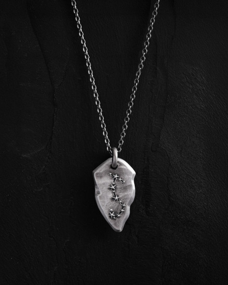 Anhänger STERNBILD SKORPION an einer Kette in Sterlingsilber 